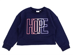 Name It dark sapphire/melange short loose sweatshirt